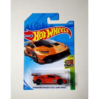 hot wheels Lamborghini huracan  LP620-2 SUPER TROFEO สีส้ม