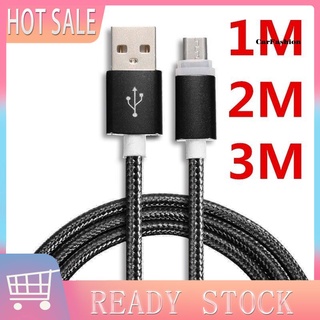 Wyx_ สายชาร์จสายเคเบิ้ล Micro Usb 1/2/3 เมตรสําหรับ Samsung Android