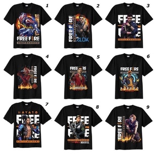 Ff เสื้อยืด พิมพ์ลาย Free Fire 3 มิติ สําหรับเด็กผู้ชายS-5XL