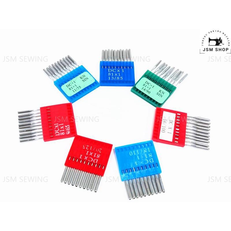 เข็มจักรโพ้ง DOTEC(DC*1) สำหรับจักรโพ้ง จักรอุตสาหกรรม *ราคาต่อ1แพค*