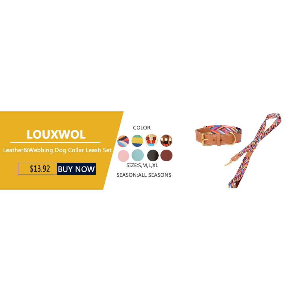 truelove-reflective-soft-dog-collar-and-leash-set-nylon-adjustabele