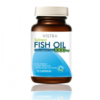 VISTRA Salmon Fish Oil 1000 mg Plus Vitamin E 75 แคปซูล