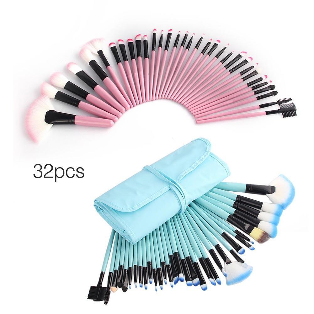เเปรงเเต่งหน้า32ชิ้นCosmetic Brushes 32pc Professional Soft Makeup