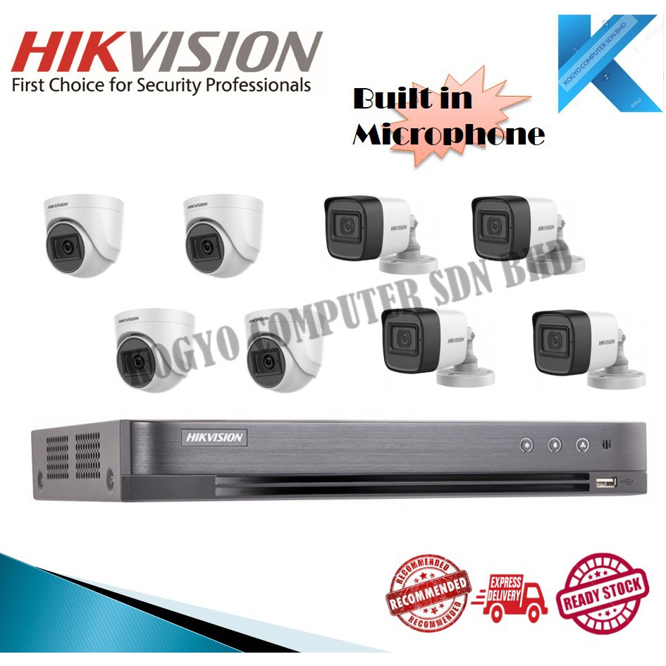 Hikvision DS-7204HQHI-K1/E / DS-7208HQHI-K1/E / DS-7216HQHI-K2(S) DVR DS-2CE16D0T-ITFS / DS-2CE76D0T