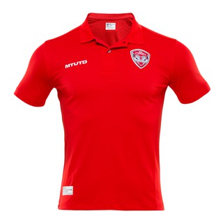 Muangthong United : เสื้อโปโลสีแดงสกรีนโลโก้เมืองทอง รุ่น POLO RD2019