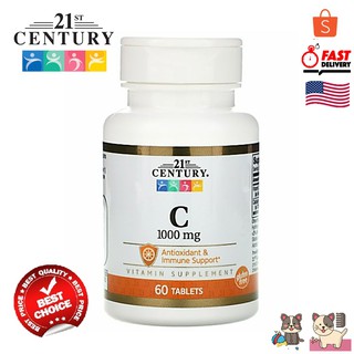 21st Century, Vitamin C, 1,000 mg, 60 Tablets exp11/2024