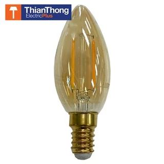 Lamptan หลอดไฟ จำปา LED Vintage Vivid 3W E14 2700K