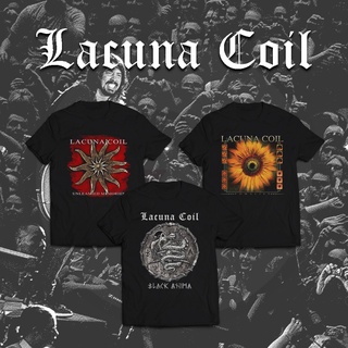 T-shirt  เสื้อยืด พิมพ์ลาย Lacuna Coil Series DTG CornitS-5XL