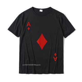 เสื้อยืดผ้าฝ้าย เสื้อยืด พิมพ์ลายอนิเมะตลก Blackjack Cards Poker สําหรับผู้ชาย