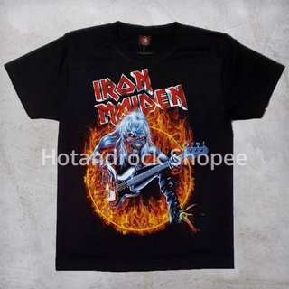 เสื้อวงสีดำ Iron Maiden TDM 1530 Hotandrock