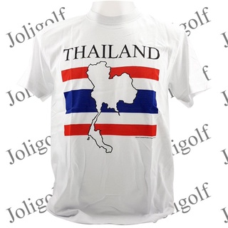 แขนสั้นพิมพ์ลาย☈เสื้อลายธงชาติไทย ประเทศไทย