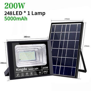 Outdoor Solar Light 200W ไฟสปอร์ตไลท์ กันน้ำ ไฟ Solar Cell ไฟ led โซล่าเซลล์ ไฟสปอร์ตไลท์โซล่าเซลล์ led