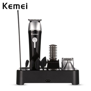 Kemei เครื่องตัดขนจมูกไฟฟ้า อเนกประสงค์ สําหรับผู้ชาย KM-1015