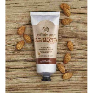 พร้อมส่งTHE BODY SHOP ALMOND HAND &amp; NAIL MANICURE CREAM