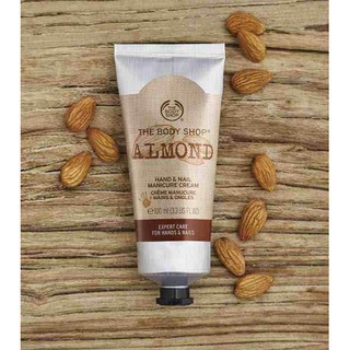 พร้อมส่งTHE BODY SHOP ALMOND HAND &amp; NAIL MANICURE CREAM