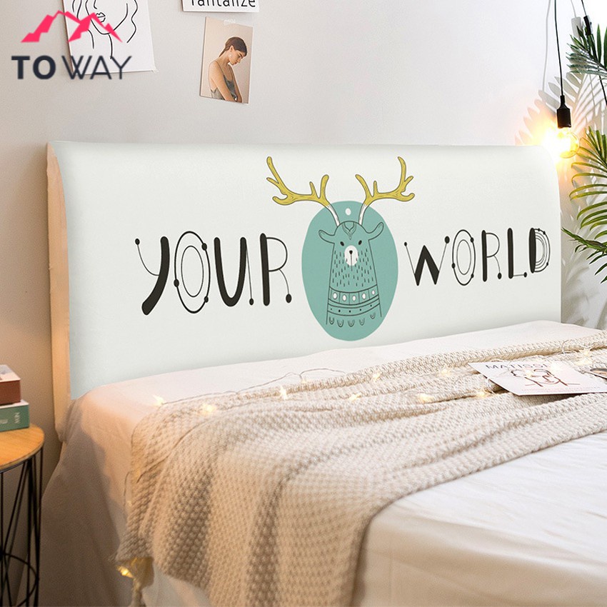 TOWAY-ผ้าคลุมหัวเตียง ผ้าโพลีเอสเตอร์ มี 3 ขนาดไซส์เตียง รุ่น TN-170 พร้อมส่งจากไทย