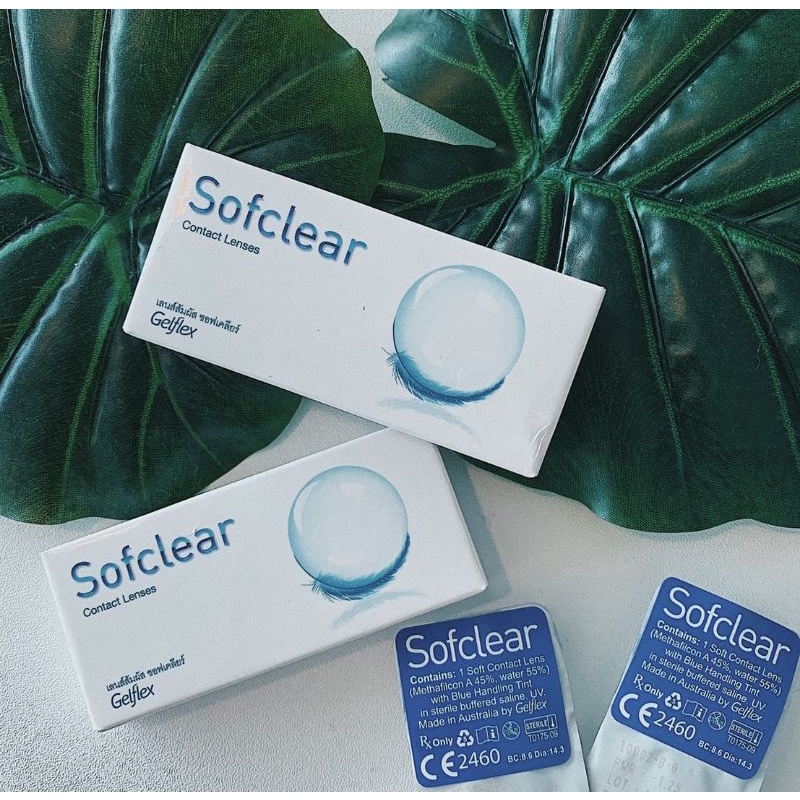 Sofclear ซอฟเคลียร์ คอนแทคเลนส์ใส รายเดือน ( 1 กล่อง 1 คู่ ) - luktarn ...