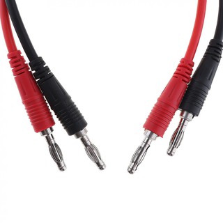 2 ชิ้น 4 มม. ปลั๊ก Banana Plug Cord to Test Hook Clip Probe สายเคเบิ้ล