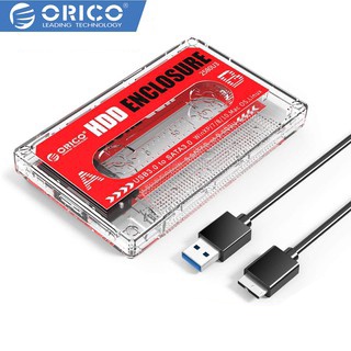 Orico เคสฮาร์ดไดรฟ์ภายนอก USB 3.0 เป็น SATA 3.0 HDD 2.5 นิ้ว รองรับ 2TB UASP(2580U3)