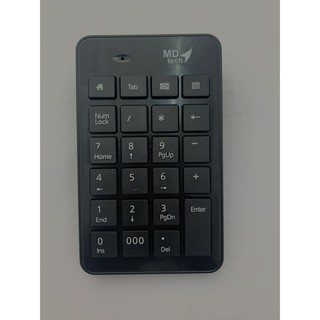 USB NUMERIC KEYPAD  MD TECH รุ่น PT-980 เชื่อมต่อด้วยระบบไร้สาย Wireless 2.4 GHz USB Plug &amp; Play แป้นตัวเลขแบบไร้สาย