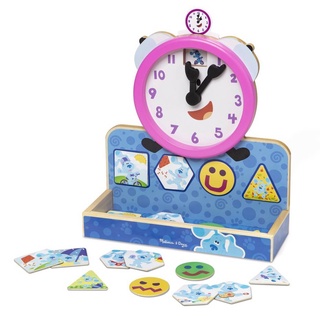 Melissa &amp; Doug Blues X Clues &amp; You! Wooden Tickety Tock Magnetic Clock