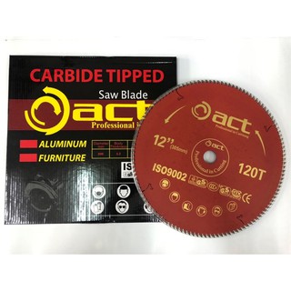 ใบเลื่อยวงเดือน Act Carbide 12นิ้ว 120ฟัน (ฟันละเอียด)