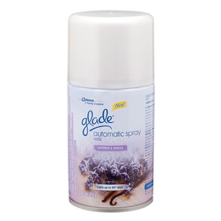 รีฟิล เครื่องพ่นสเปรย์ชนิดเติม GLADE กลิ่นลาเวนเดอร์วนิลา  REFILL AUTO SPRAY GLADE LAVENDER VANILLA