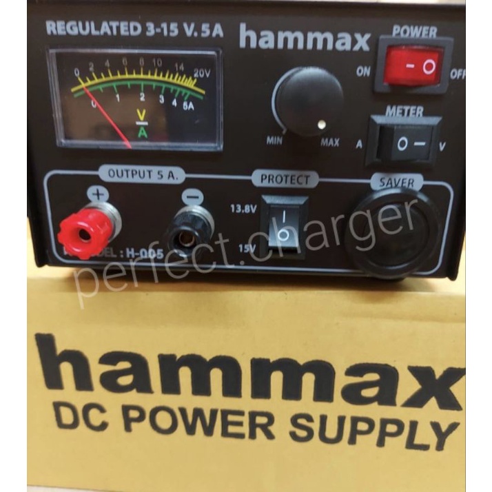 Hammax power supply รุ่น H-005 พาวเวอร์ซัพพลาย