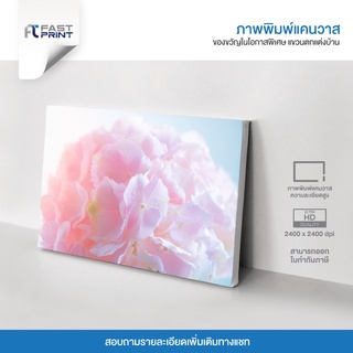 ภาพพิมพ์แคนวาสพรีเมี่ยม รูปดอกไม้ สดใส ตกแต่งบ้าน ความละเอียดสูง 2400x2400dpi