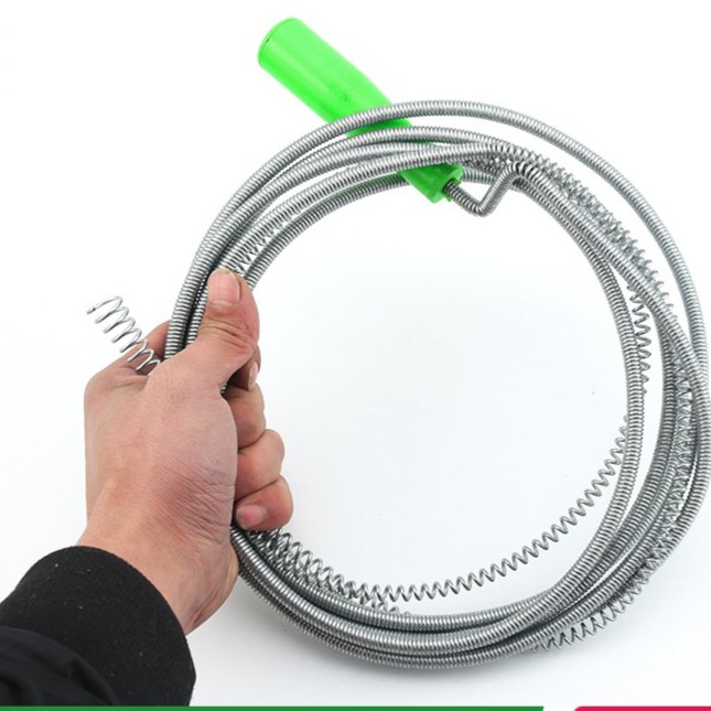 new5M Long Drain Snake Hair Catcher Sink Dredge Pipeline Cleaner QiiR