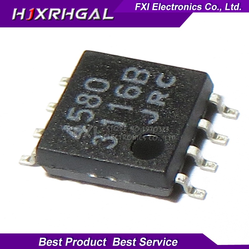 NJM4580 SOP8 NJM4580M 10 ชิ้น SOP 4580M SMD pxc