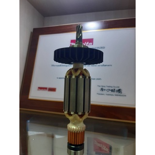 Makita armature อะไหล่ทุ่น เครื่องสว่านโรตารี่ ยี่ห้อ มากีต้า รุ่น hr2460/hr2470 part no. 515288-4 ของแท้จากศูนย์ ASP