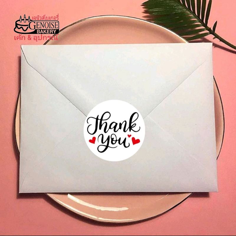 สติ๊กเกอร์​ Thank​ you ม้วนละ​500​ดวง ​ราคาส่ง19บาท รูปที่ 5
