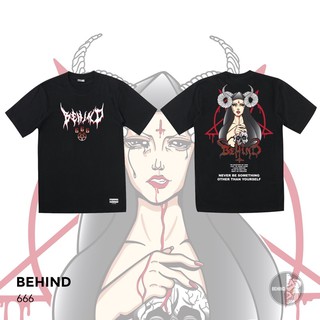 BEHIND CLOTHING เสื้อยืดลาย “666”