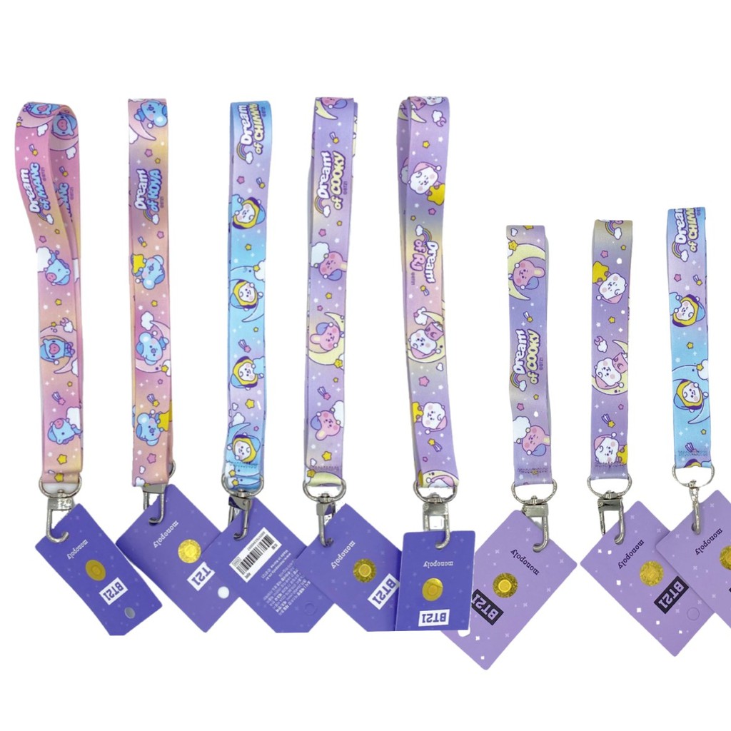 BT21 ไลน์เฟรนด์ สายห้อยบัตร สายคล้องคอ สายคล้องข้อมือ BT21 Line Friends Short/ Long Card Cover Neck 