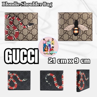 Gucci Bestiary series wallet, decorated with bee pattern/card case/coin wallet/new arrival/กระเป๋าสตางค์