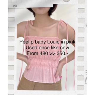 Used like new เสื้อสายเดี่ยวผูกไหล่ น่ารักมาก