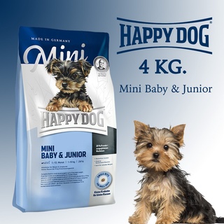 HAPPY DOG Mini อาหารสุนัข สำหรับสุนัขพันธุ์เล็ก ขนาด 4 กิโลกรัม