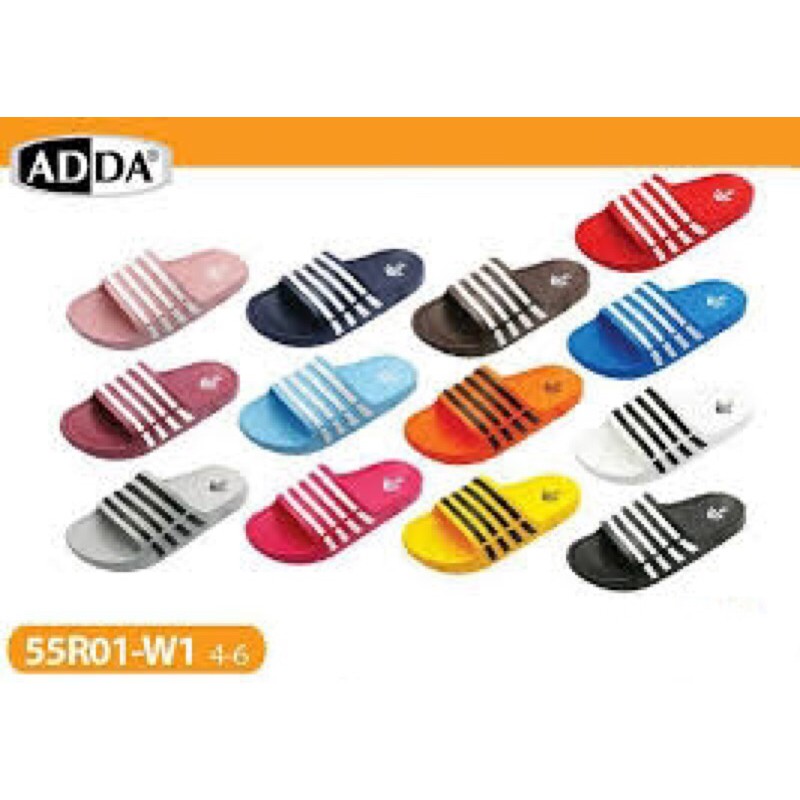 🔥🔥ถูก&แท้💯%ADDA แบบสวมรุ่น 55R01 size4-10🔥🔥