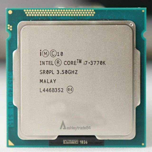 CPU (ซีพียู) Intel Core I7 3770K (3.90GHz) 4C/8T LGA1155 ตัวท็อป ฟรีซิลิโคน พร้อมส่ง