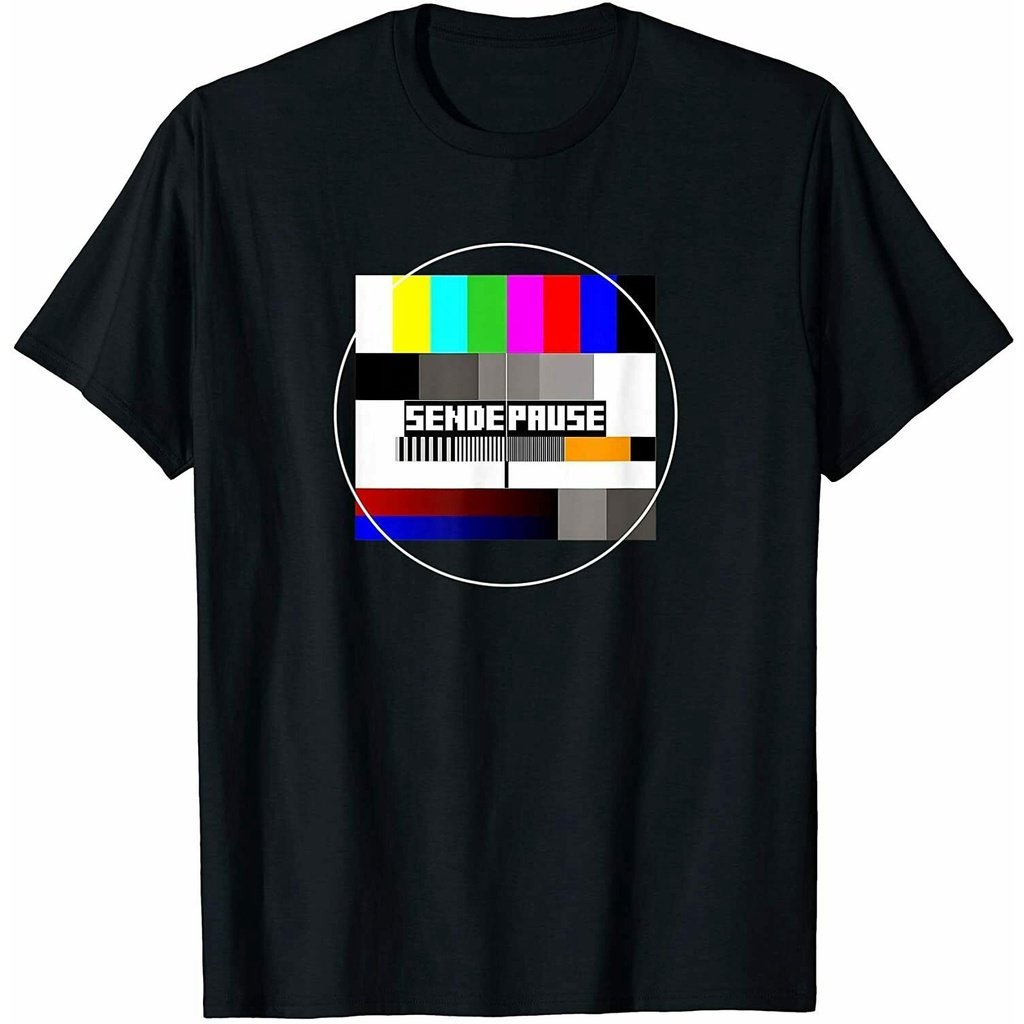 Sendepause 80Er Jahre 90Er Vintage Party Geschenk Premium Fun Cool Daily Wear Mens Retro เสื้อยืด