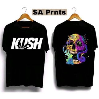 เสื้อยืดผู้ชาย I.Kush 420 สีด้านหน้า (ควันมรณะ)เสื้อยืดยูนิเซ็กซ์สําหรับผู้ชาย/เสื้อยืดสําหรับผ vig