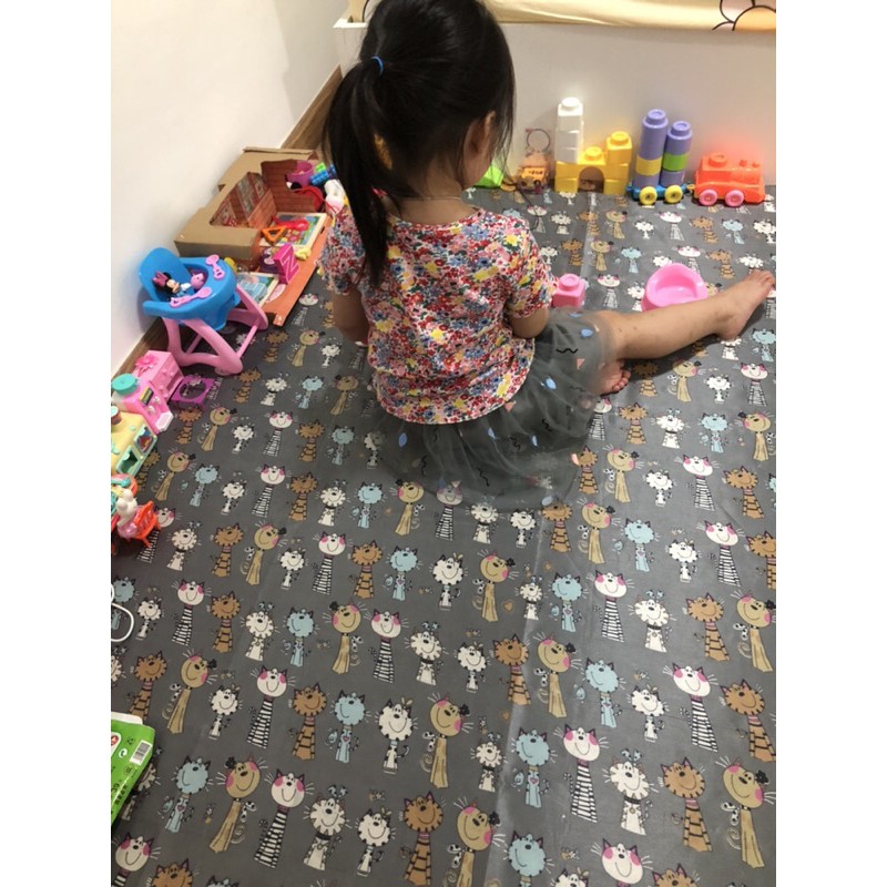 ผ้าปูโต๊ะ เคลือบยางพารา หนาทน กันน้ำกันร้อน (ไม่ได้เย็บขอบนะครับ） - รูปที่ 2