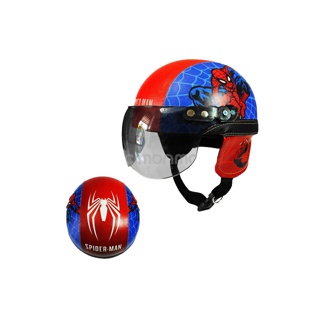 โปรโมชั่น : หมวกกันน็อค ลาย Super Spiderman สไตล์เรโทร สําหรับเด็ก