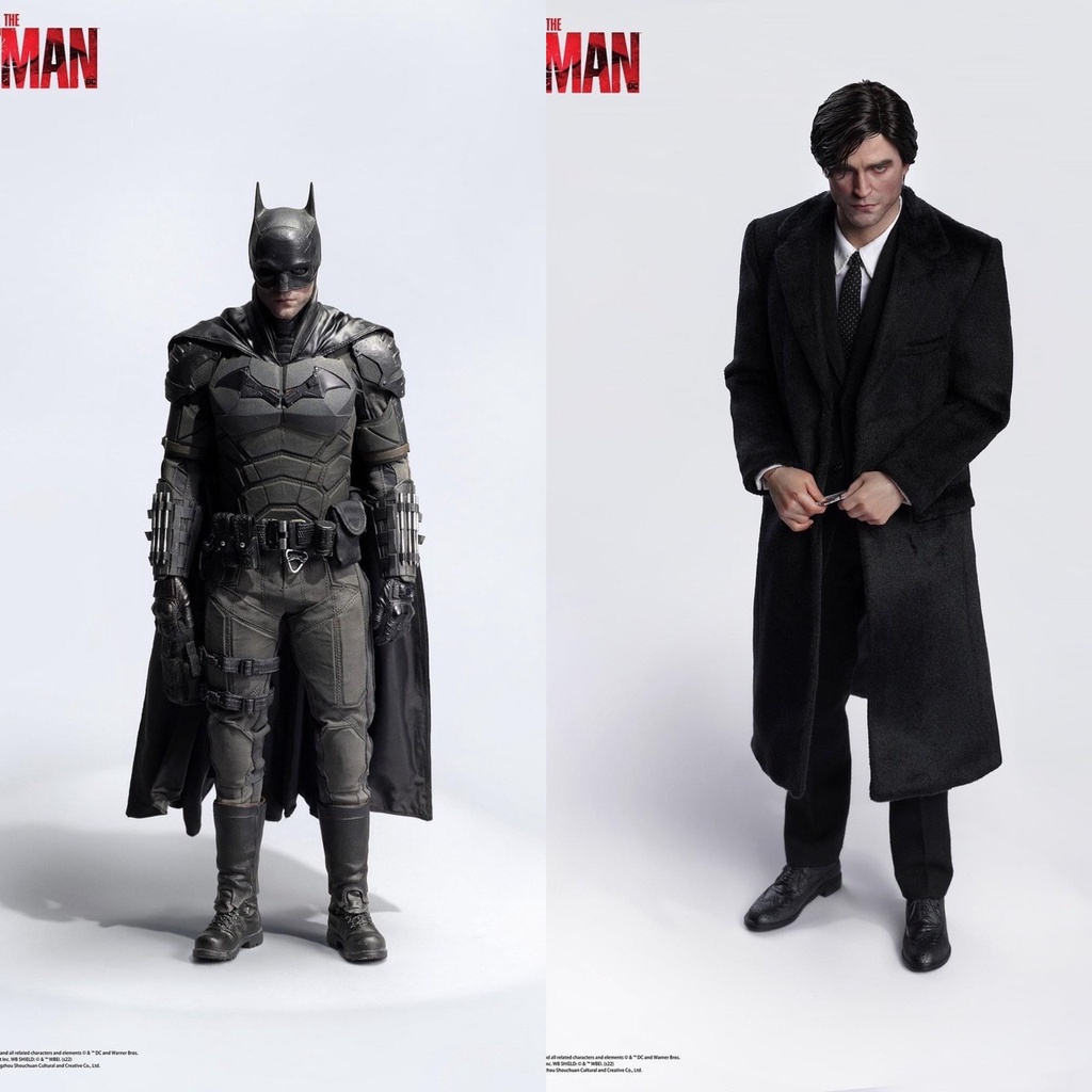 [แท้💯/Pre-Order✈️] INART Scale The Batman Batman & Bruce Wayne DX All In (ผมเทียม + Bat Signal) ปิดจ