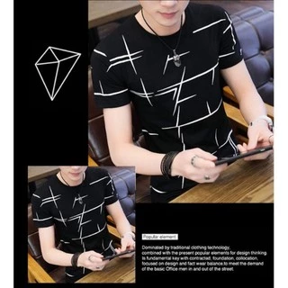 👕พร้อมส่งเสื้อยืดแฟชั่นผู้ชายลุคเกาหลี เนื้อผ้าดี ผ้าเนียนนุ่ม ใส่ไปไหนก็ดูเท่