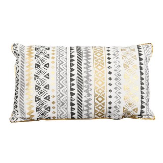 หมอนอิง H&amp;L STYLE GONABY 12X20 นิ้ว สีขาว หมอนอิงและเบาะ CUSHION H&amp;L STYLE GONABY 12X20" WHITE