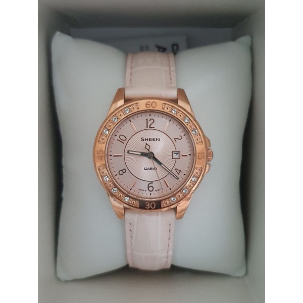 นาฬิกาข้อมือคุณผู้หญิง  Casio Sheen แท้