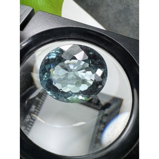 lab synthetic Aquamarine 18x19mm 1 pieces 24 carats