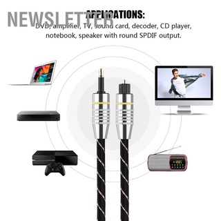 Toslink To Mini Plug 3.5 มม. สายเคเบิ้ลเชื่อมต่อเสียงดิจิตอลไฟเบอร์ดิจิตอล Spdif